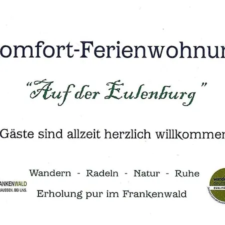 Komfort-ferienwohnung Auf Der Eulenburg Grafengehaig