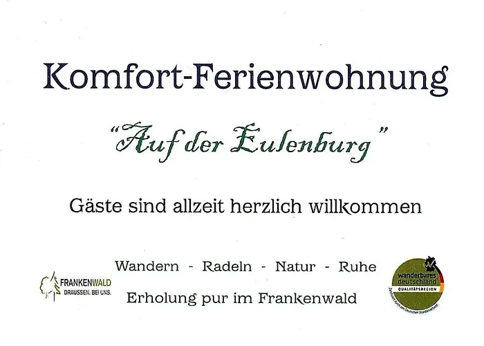 Komfort-ferienwohnung Auf Der Eulenburg Grafengehaig